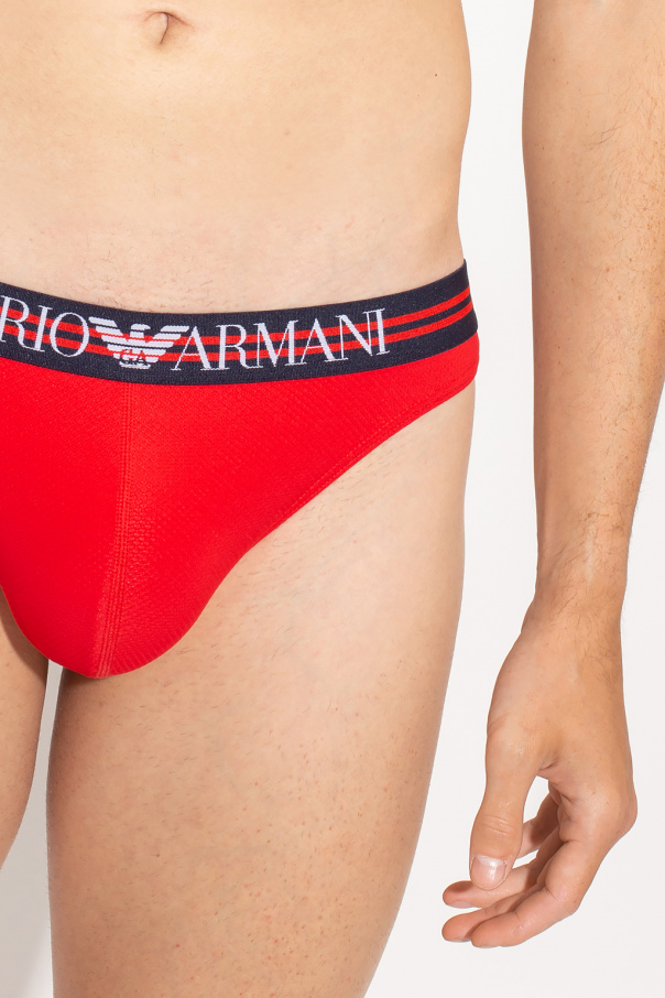 Emporio armani clearance essential microfiber thong